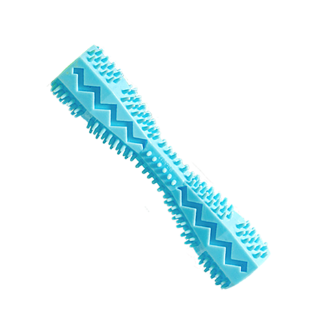 Rubber Bone Toy With Bristles