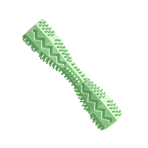 Rubber Bone Toy With Bristles