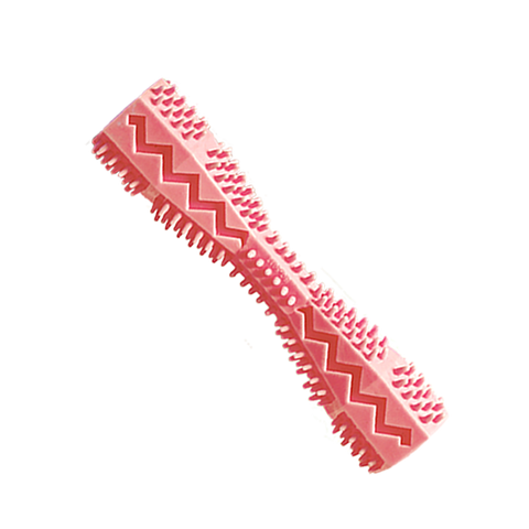 Rubber Bone Toy With Bristles
