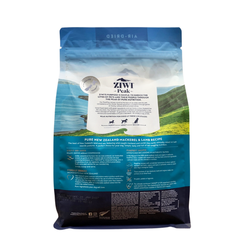 Ziwi Peak Mackerel & Lamb Recipe For Dogs 1kg