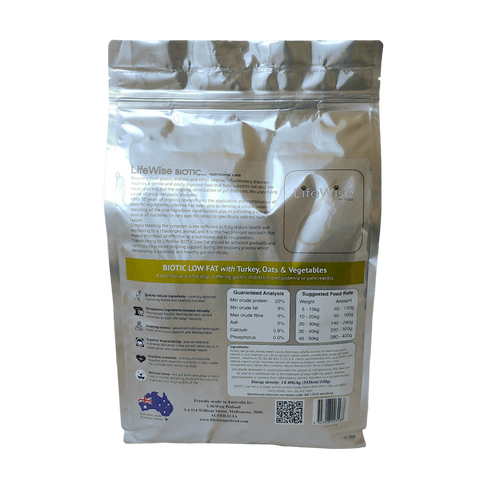 LifeWise BIOTIC Low Fat Nutritional Care Dog Food 2.5kg