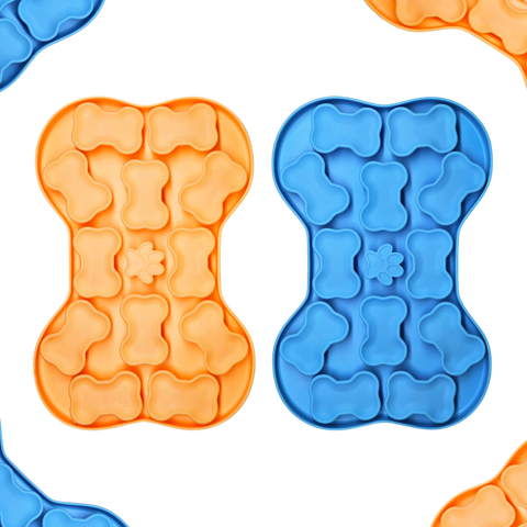 Slobber Bone Shape Snuffle Mat