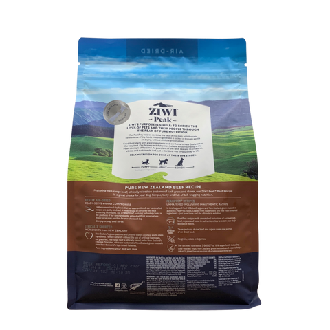 Ziwi Peak Beef Recipe For Dogs 1kg