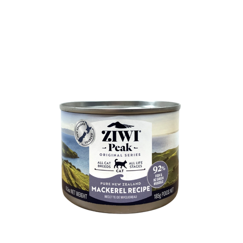 Ziwi Peak Mackerel Recipe Canned Cat Food 185g