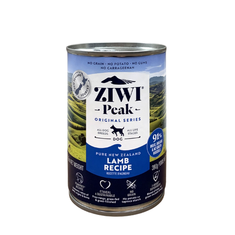 Ziwi Peak Lamb Recipe Canned Dog Food 390g